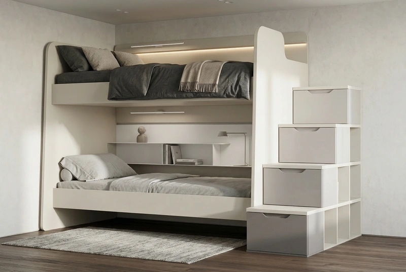 Дизайн детской в стиле Минимализм — фото интерьера от нейросети RoomGPT