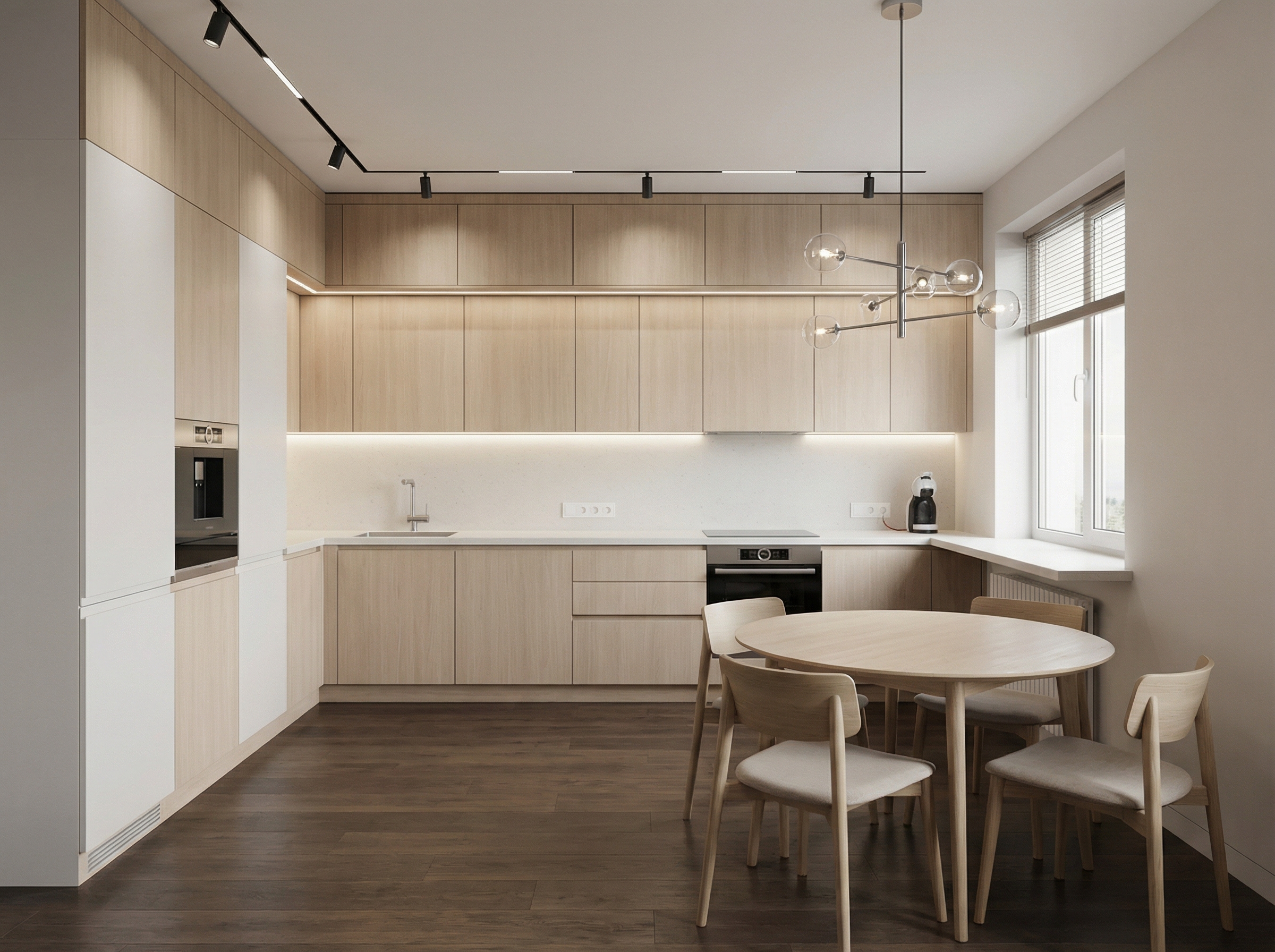 Дизайн кухни в стиле Минимализм — фото интерьера от нейросети RoomGPT