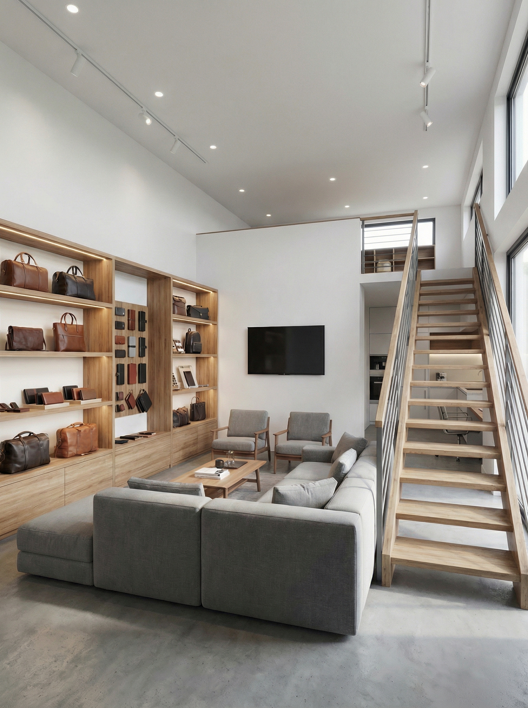 Дизайн гостиной в стиле Минимализм — фото интерьера от нейросети RoomGPT