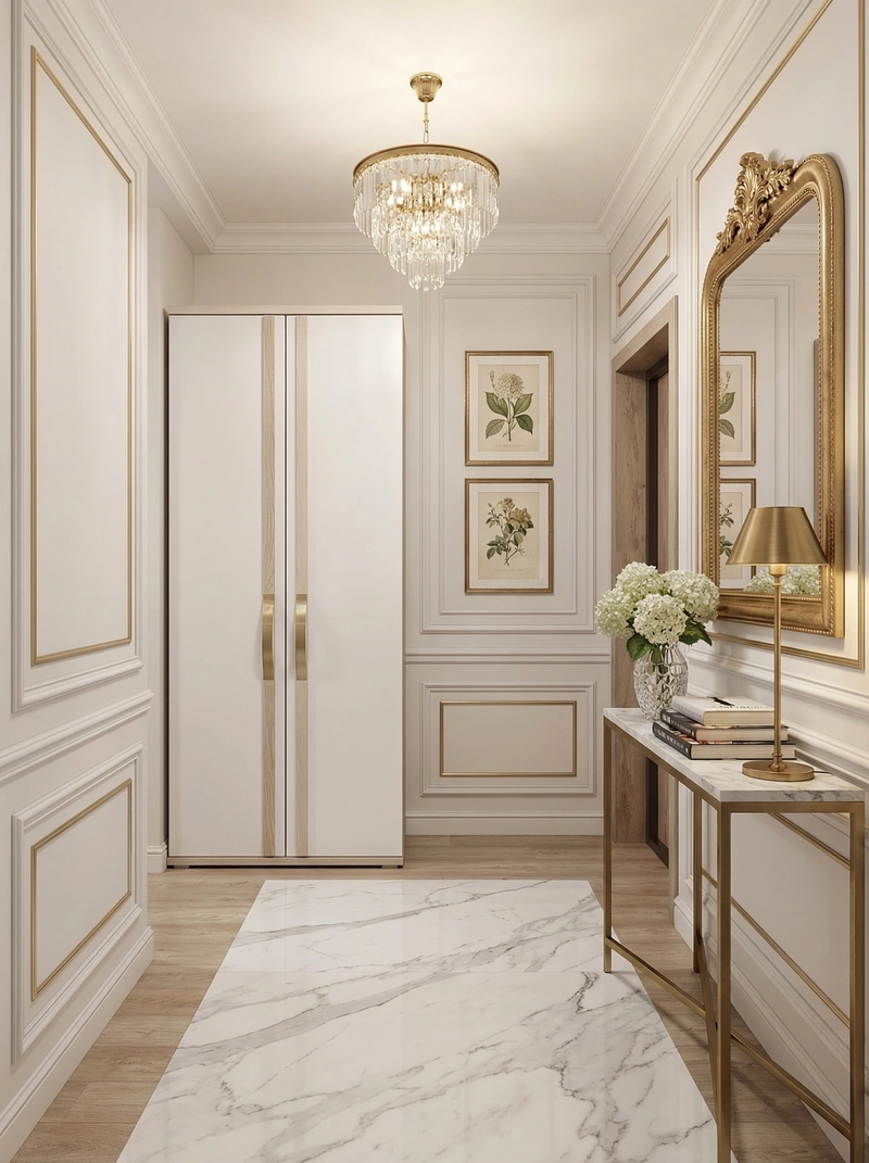 Дизайн интерьера в стиле Классика — Прихожая от нейросети RoomGPT
