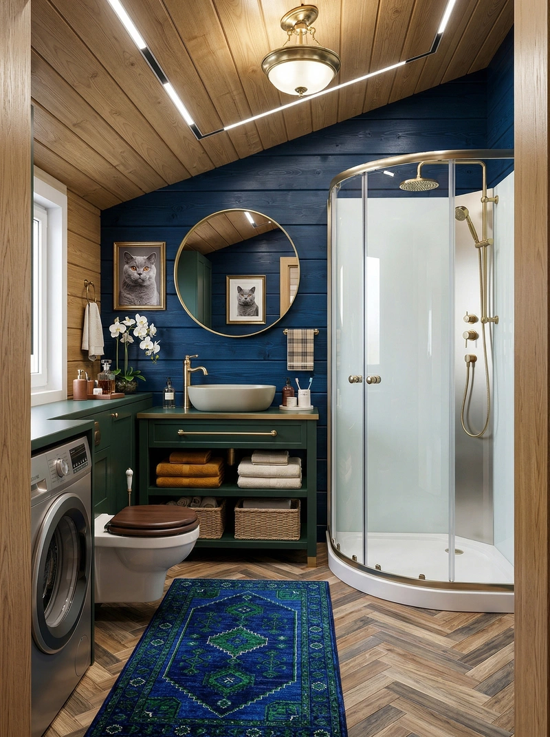 Дизайн гостиной в стиле Британский — фото интерьера от нейросети RoomGPT