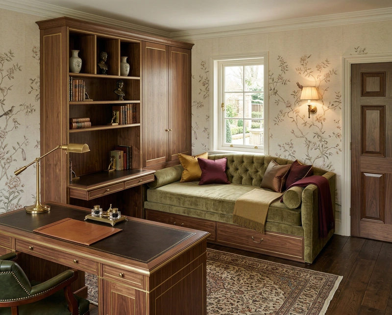 Дизайн интерьера в стиле Классика — Спальня от нейросети RoomGPT