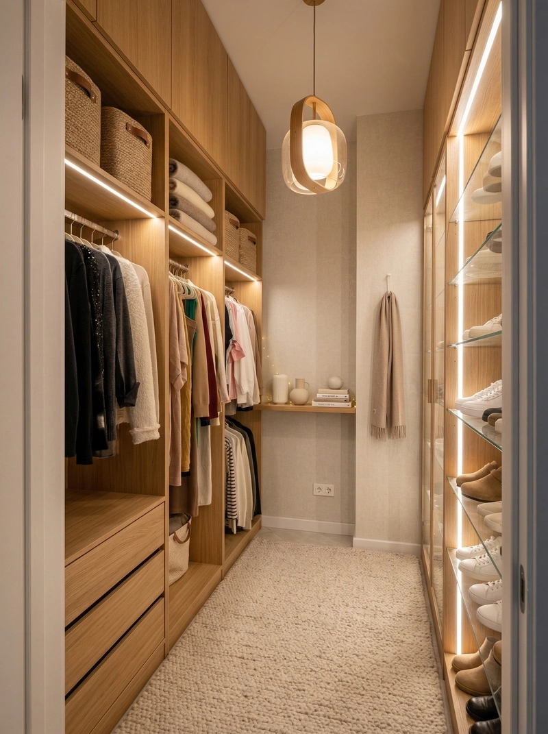 Дизайн спальни в стиле Хюгге — фото интерьера от нейросети RoomGPT