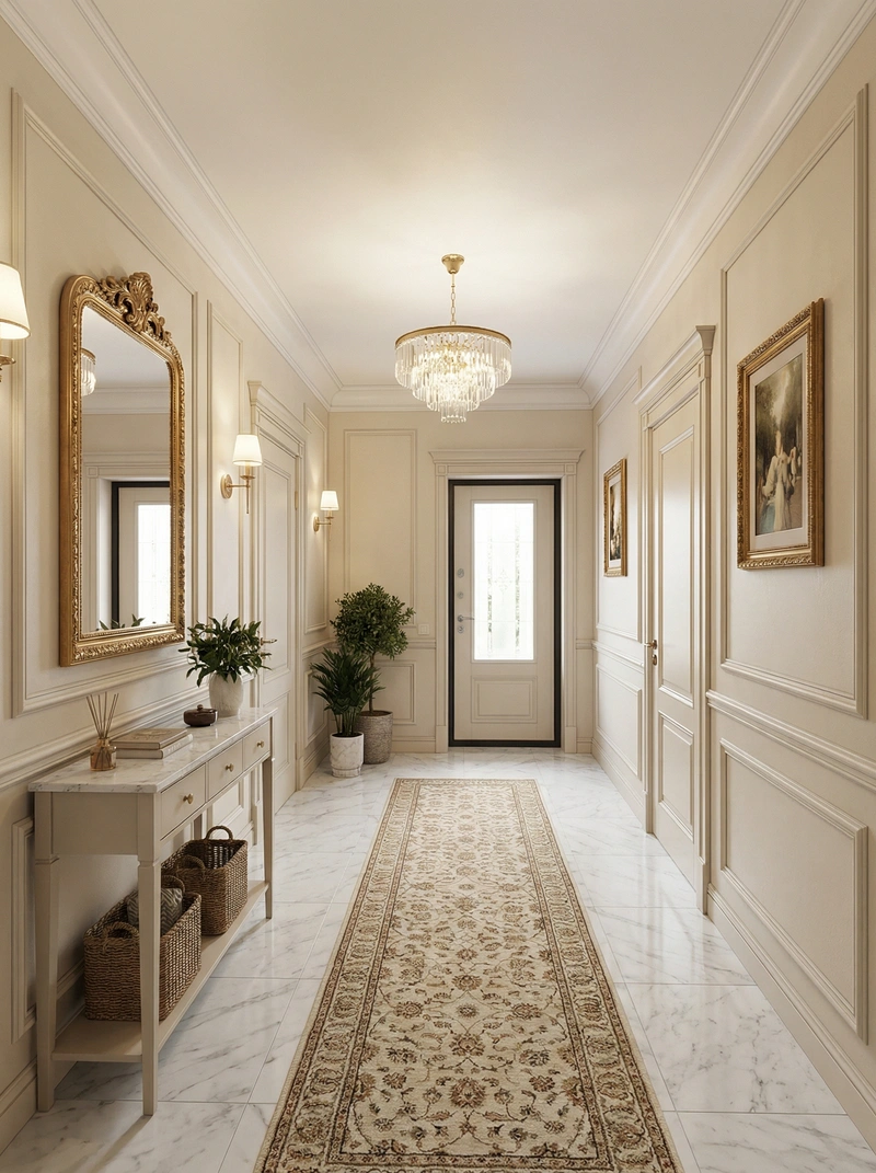Дизайн интерьера в стиле Классика — Прихожая от нейросети RoomGPT