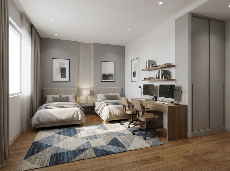 Дизайн интерьера в стиле Минимализм — Детская от нейросети RoomGPT