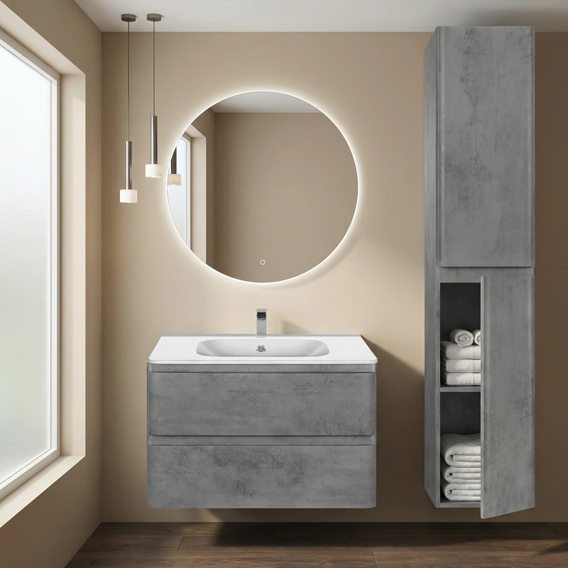 Дизайн интерьера в стиле Контемпорари — Ванная от нейросети RoomGPT