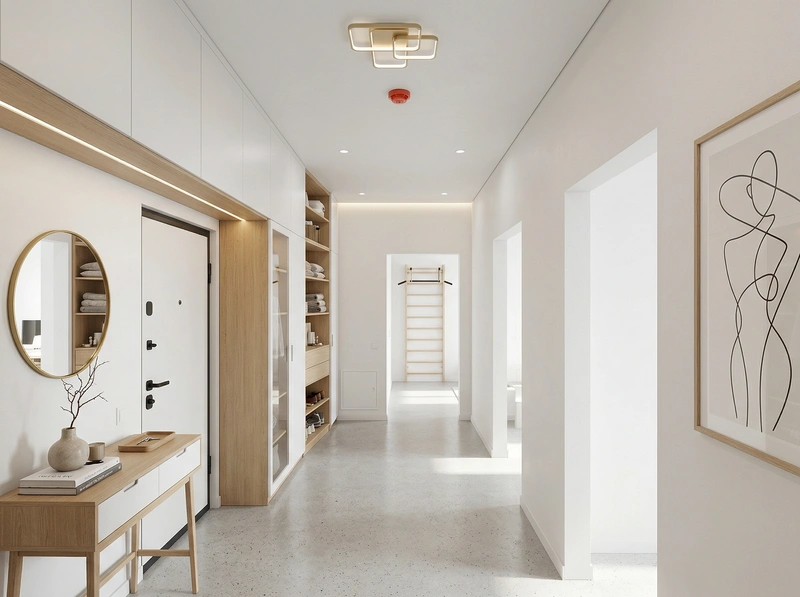 Дизайн интерьера в стиле Сканди — Прихожая от нейросети RoomGPT