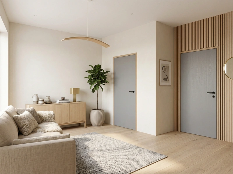 Дизайн гостиной в стиле Сканди — фото интерьера от нейросети RoomGPT