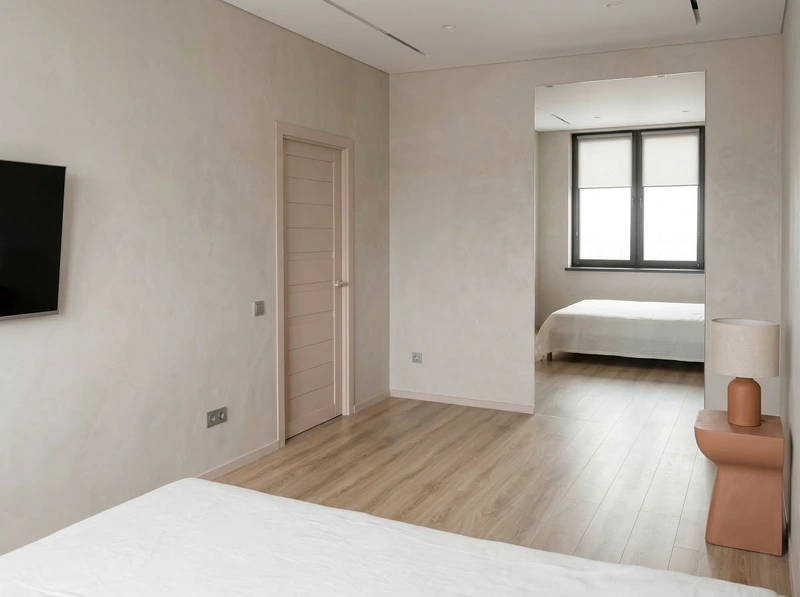 Дизайн интерьера в стиле Минимализм — Спальня от нейросети RoomGPT