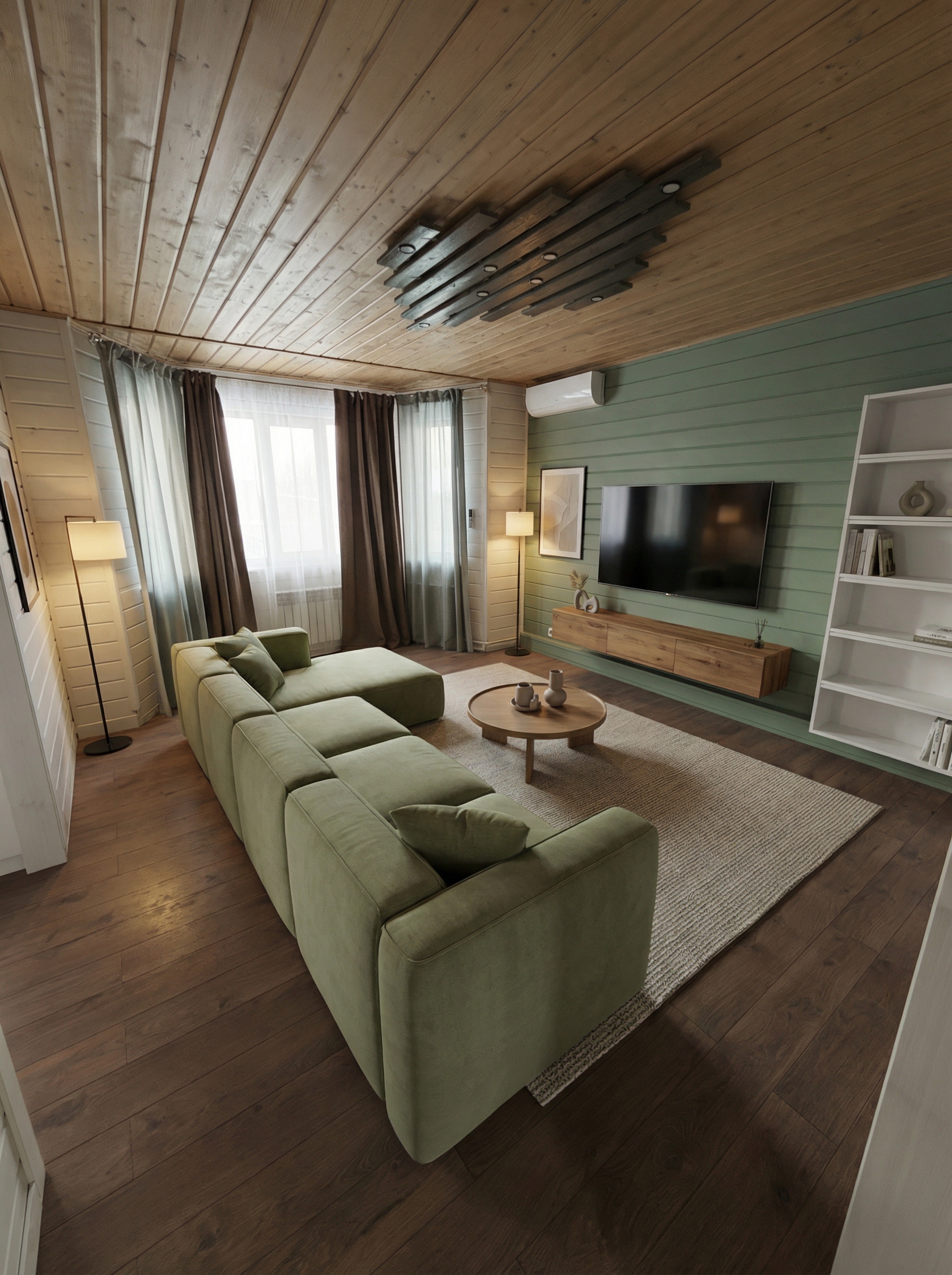 Дизайн гостиной в стиле Минимализм — фото интерьера от нейросети RoomGPT