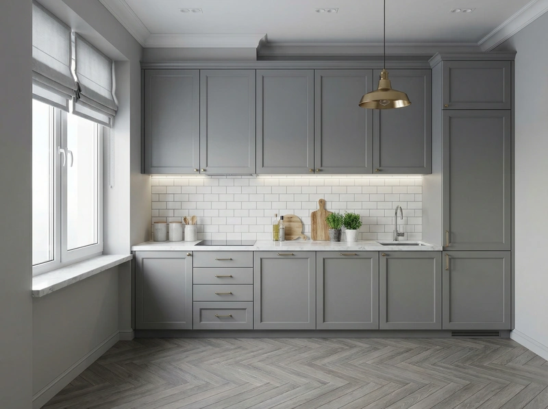 Дизайн интерьера в стиле Классика — Кухня от нейросети RoomGPT