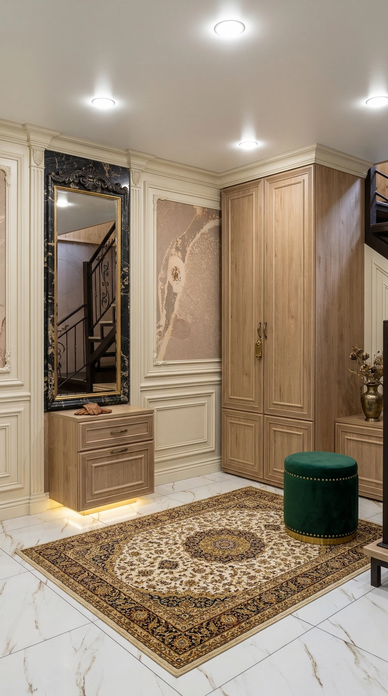 Дизайн интерьера в стиле Классика — Прихожая от нейросети RoomGPT