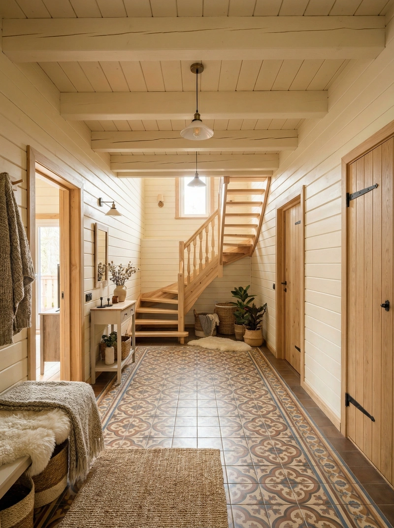 Дизайн интерьера в стиле Хюгге — Прихожая от нейросети RoomGPT