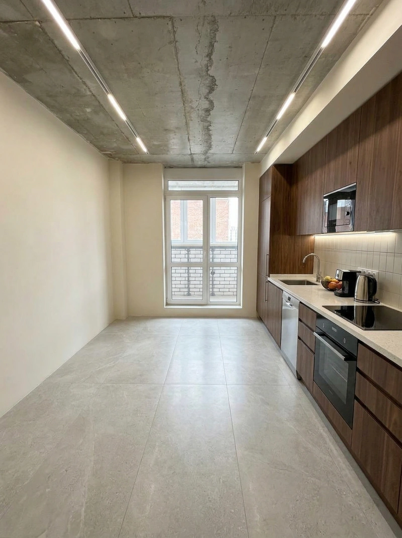 Дизайн кухни в стиле Без стиля — фото интерьера от нейросети RoomGPT