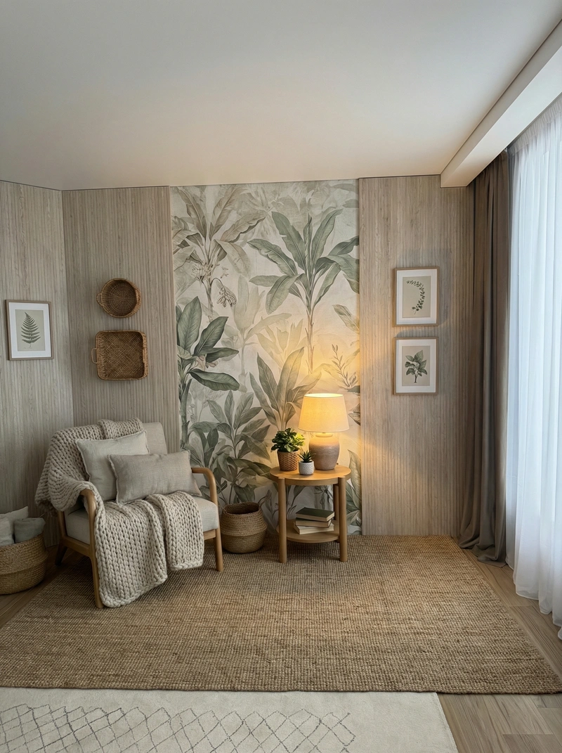 Дизайн интерьера в стиле Хюгге — Спальня от нейросети RoomGPT