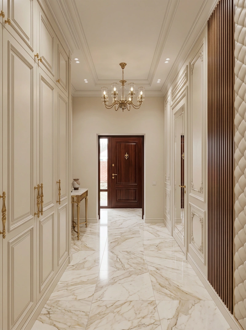 Дизайн интерьера в стиле Классика — Прихожая от нейросети RoomGPT