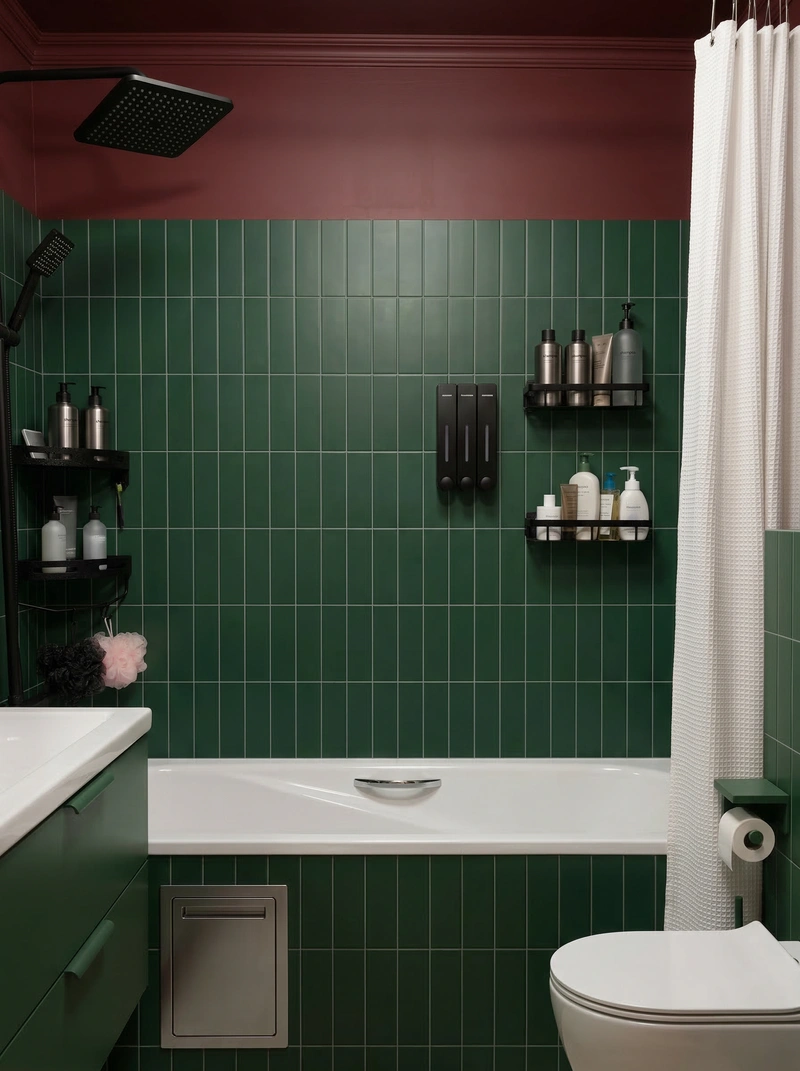 Дизайн ванной в стиле Без стиля — фото интерьера от нейросети RoomGPT