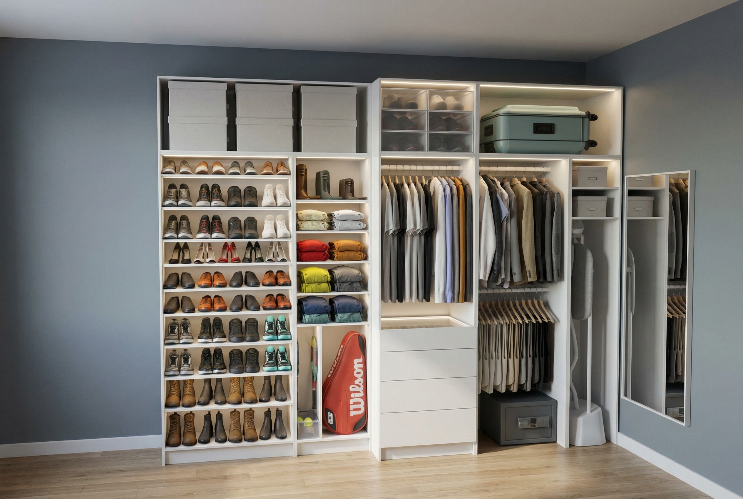 Дизайн спальни в стиле Минимализм — фото интерьера от нейросети RoomGPT