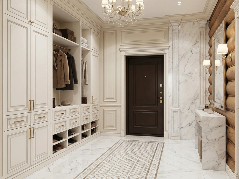 Дизайн интерьера в стиле Классика — Прихожая от нейросети RoomGPT
