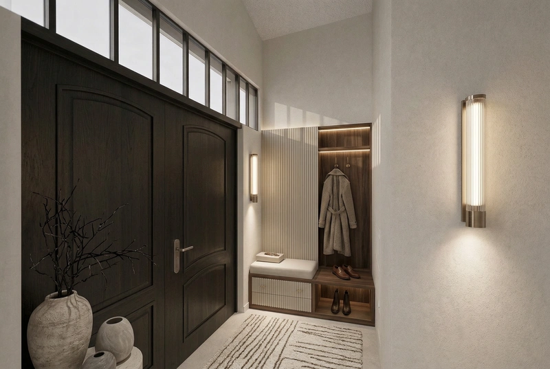 Дизайн интерьера в стиле Контемпорари — Прихожая от нейросети RoomGPT