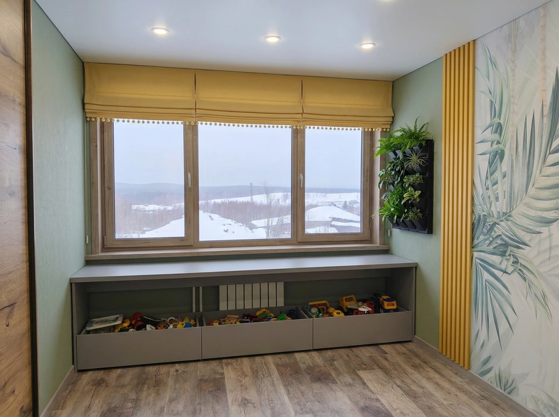 Дизайн детской в стиле Без стиля — фото интерьера от нейросети RoomGPT