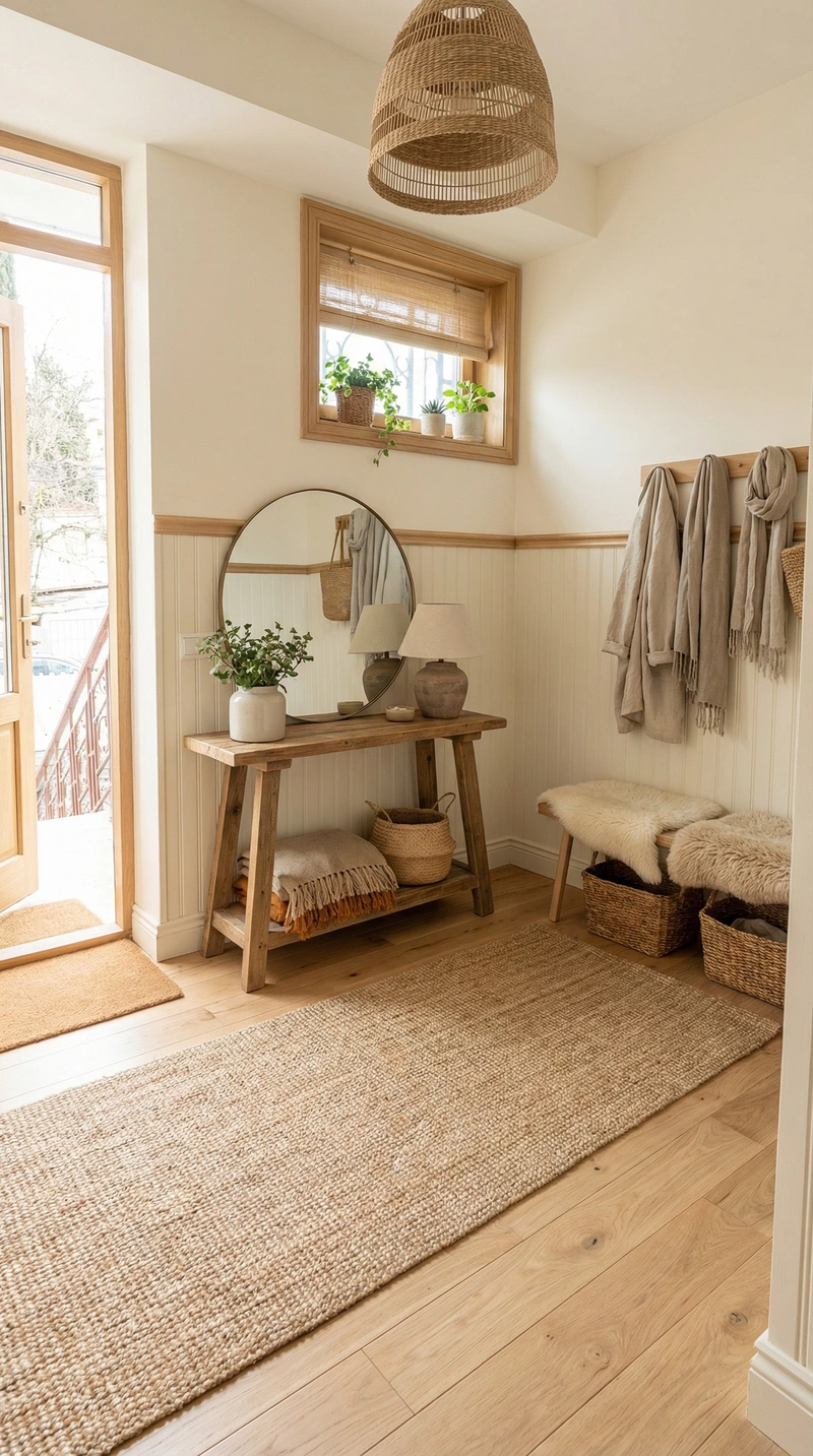 Дизайн интерьера в стиле Хюгге — Прихожая от нейросети RoomGPT