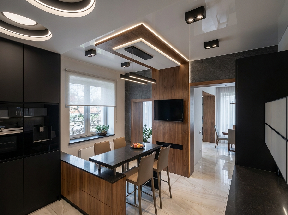 Дизайн кухни в стиле Минимализм — фото интерьера от нейросети RoomGPT