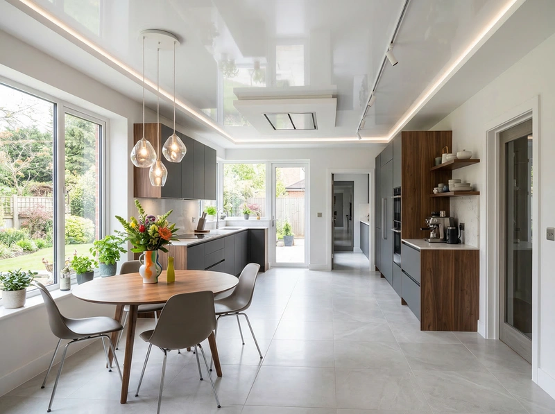 Дизайн интерьера в стиле Контемпорари — Кухня от нейросети RoomGPT