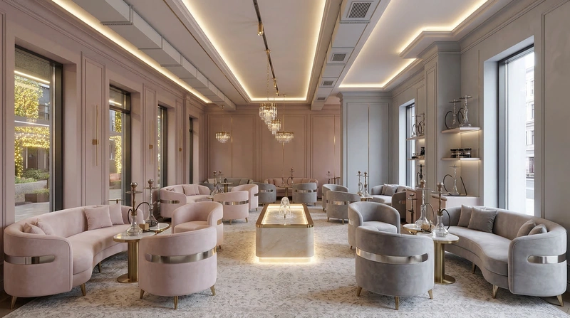 Дизайн интерьера в стиле Неоклассика — Гостиная от нейросети RoomGPT