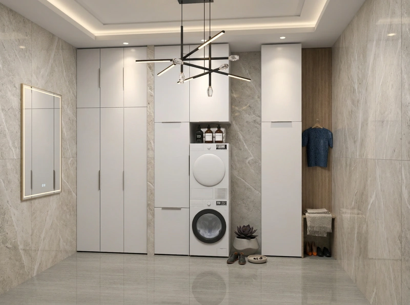 Дизайн ванной в стиле Минимализм — фото интерьера от нейросети RoomGPT