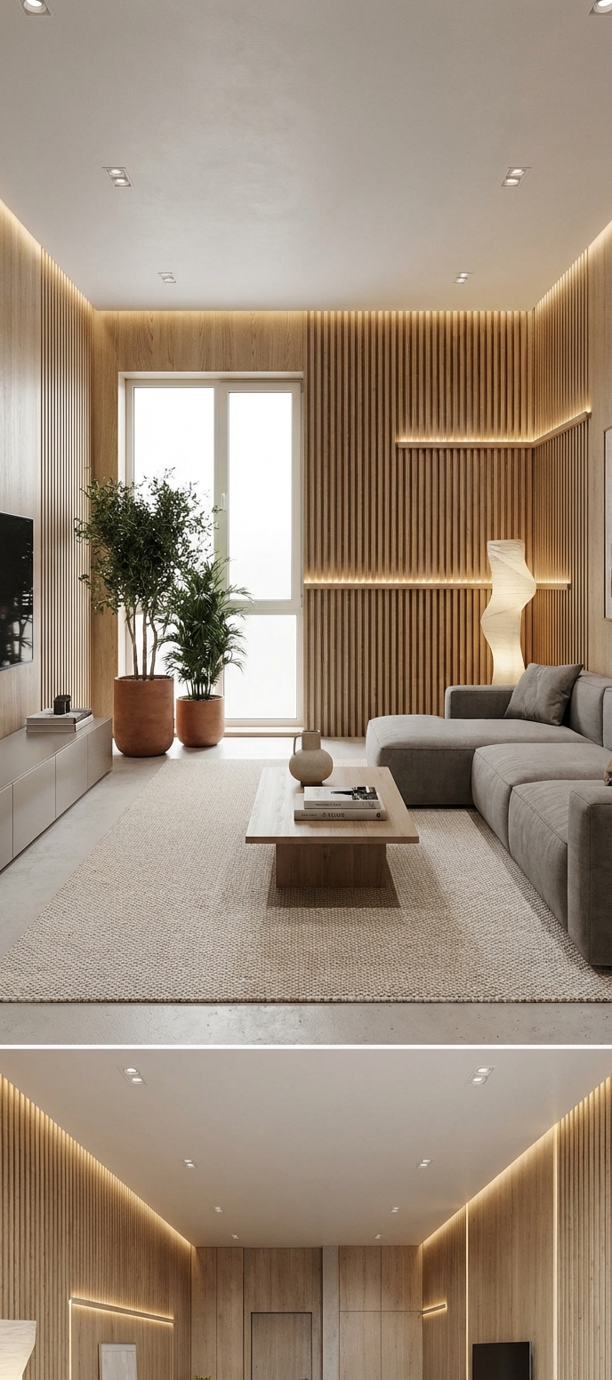 Дизайн гостиной в стиле Минимализм — фото интерьера от нейросети RoomGPT