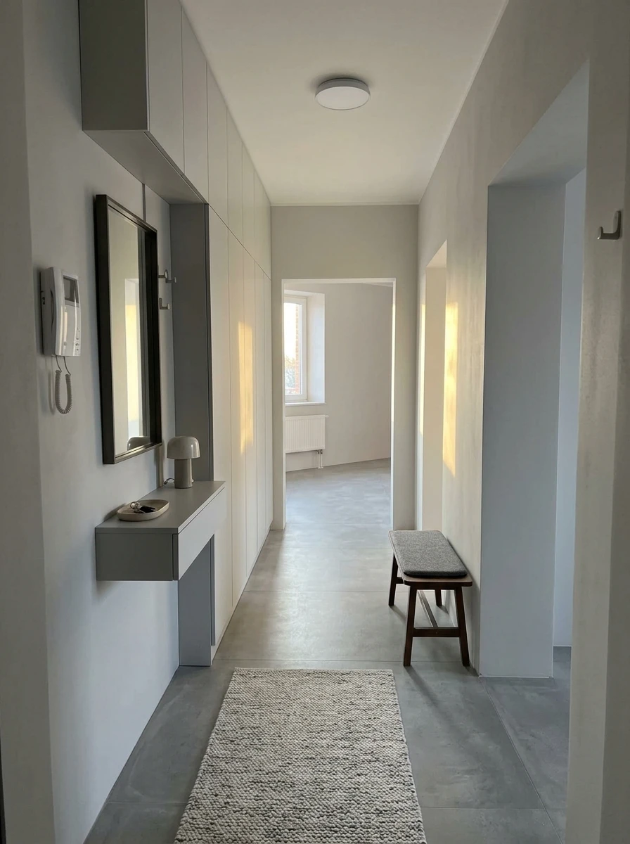Дизайн прихожей в стиле Минимализм — фото интерьера от нейросети RoomGPT