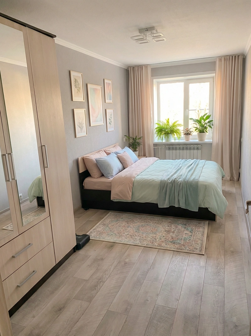 Дизайн интерьера в стиле Классика — Спальня от нейросети RoomGPT