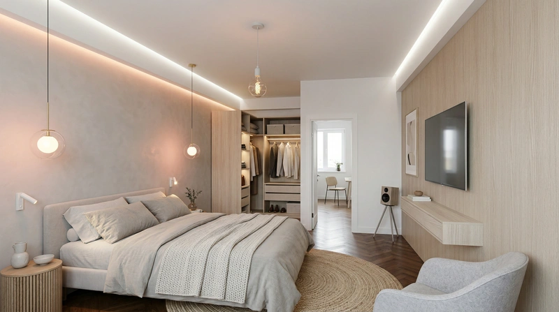 Дизайн гостиной в стиле Сканди — фото интерьера от нейросети RoomGPT