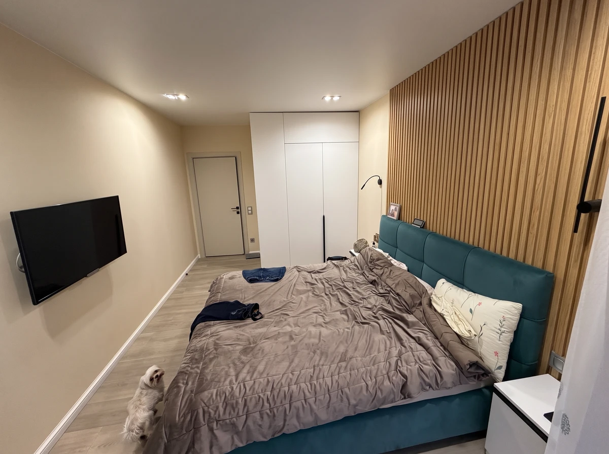 Дизайн интерьера в стиле Japandi — Спальня от нейросети RoomGPT