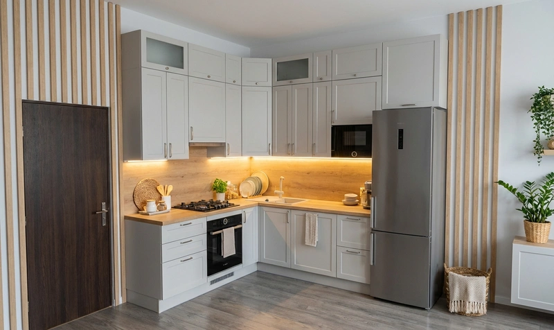 Дизайн интерьера в стиле Хюгге — Кухня от нейросети RoomGPT