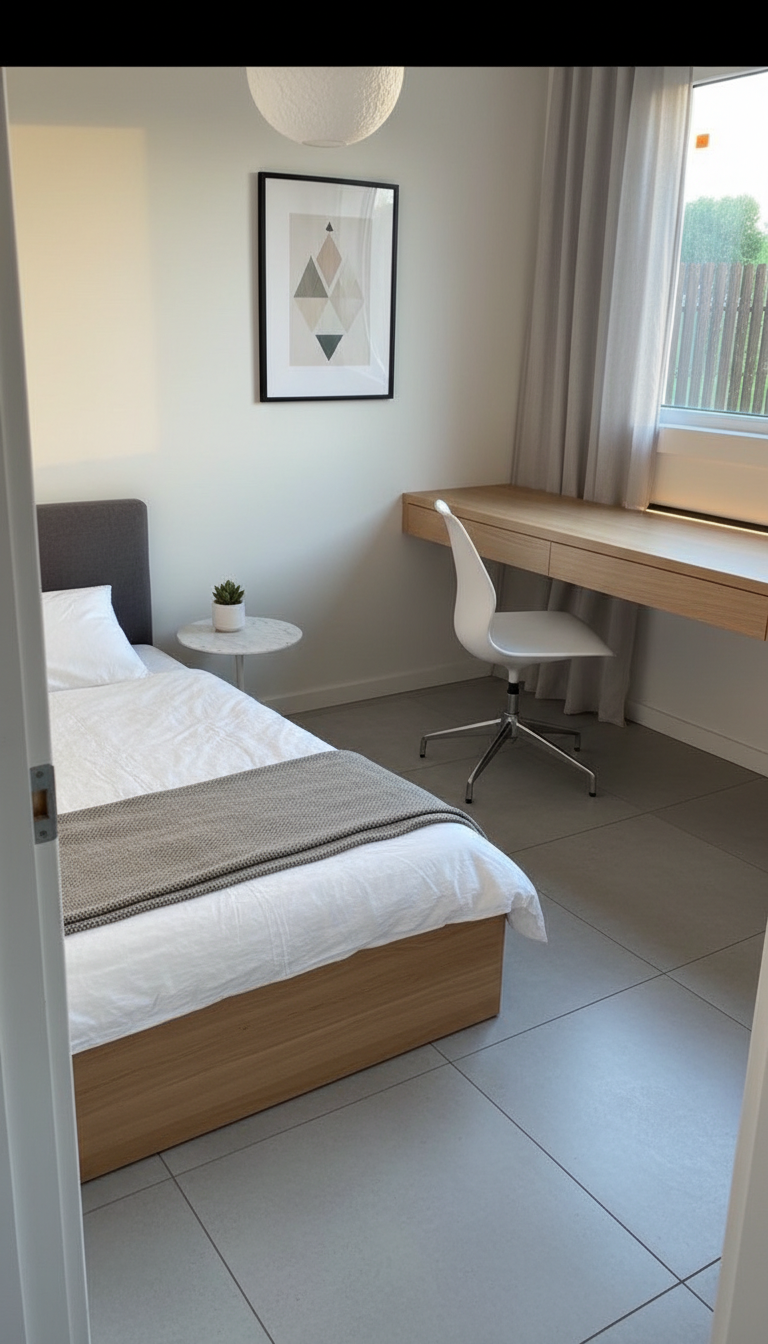 Дизайн детской в стиле Минимализм — фото интерьера от нейросети RoomGPT