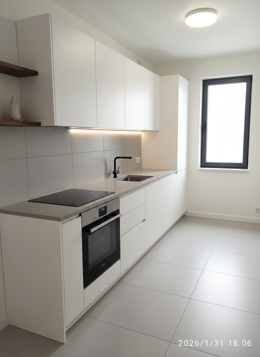 Дизайн кухни в стиле Минимализм — фото интерьера от нейросети RoomGPT