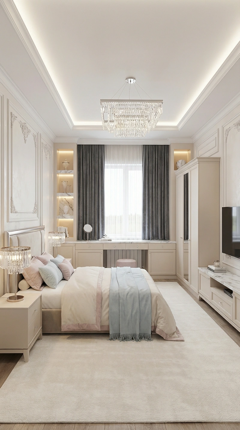 Дизайн детской в стиле Классика — фото интерьера от нейросети RoomGPT