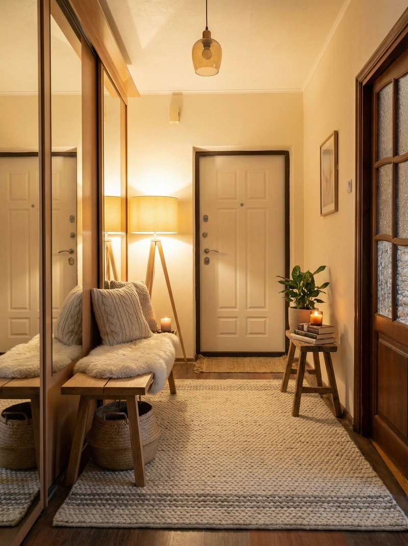 Дизайн интерьера в стиле Хюгге — Гостиная от нейросети RoomGPT