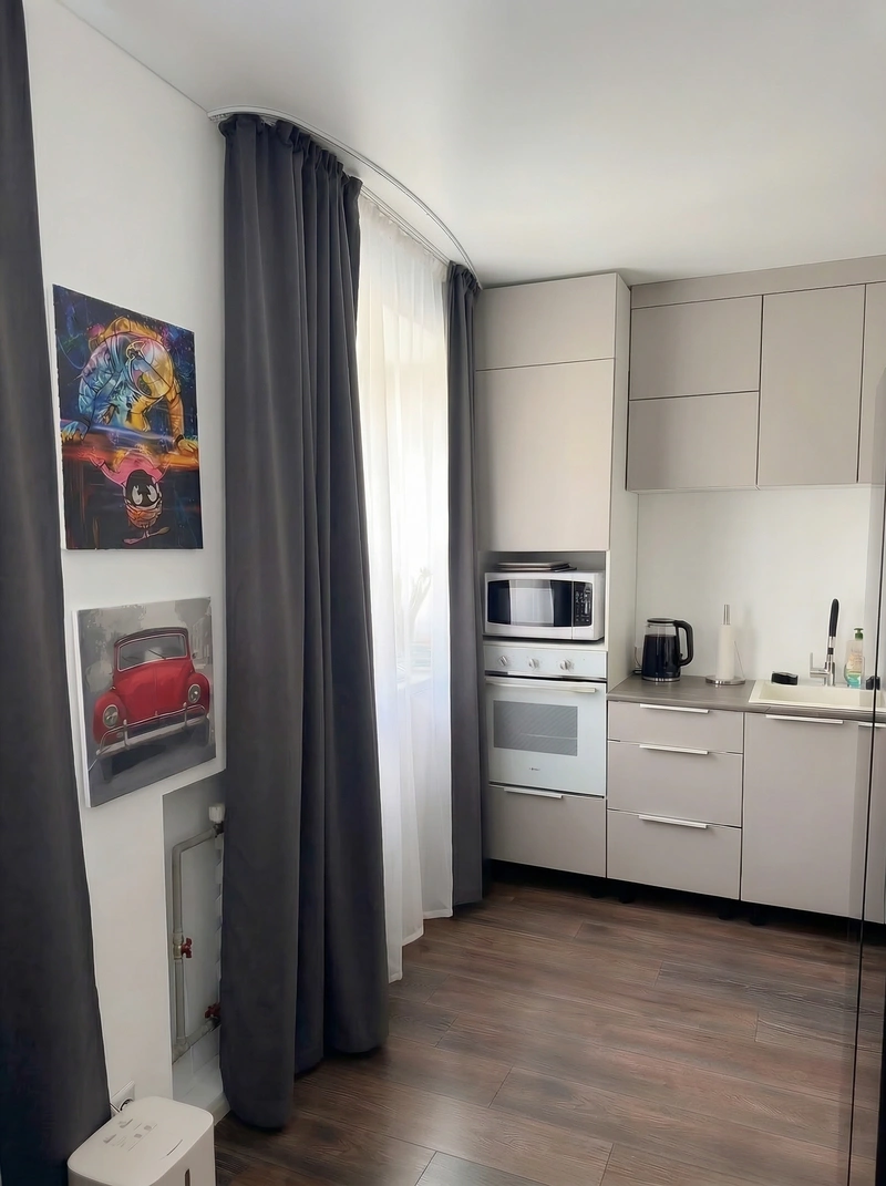 Дизайн кухни в стиле Без стиля — фото интерьера от нейросети RoomGPT