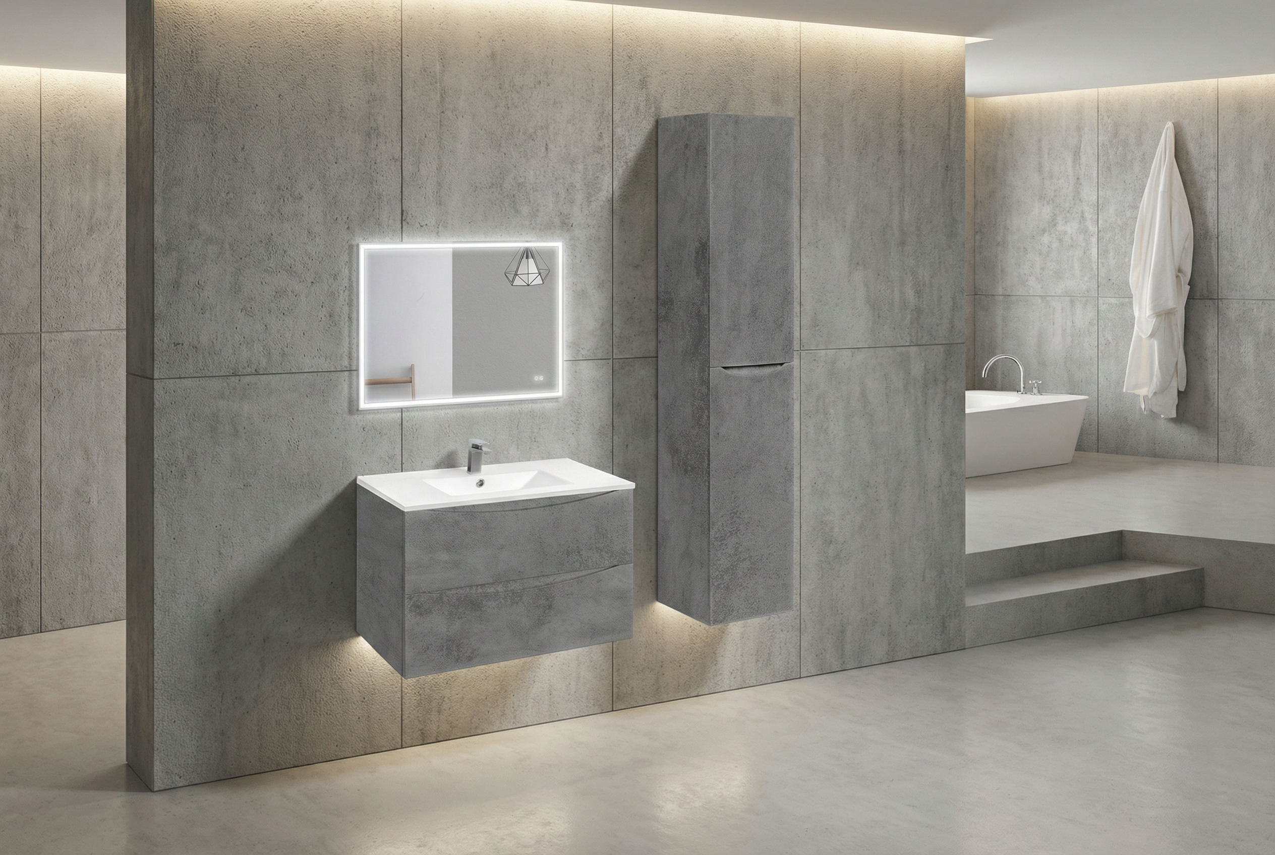 Дизайн ванной в стиле Минимализм — фото интерьера от нейросети RoomGPT