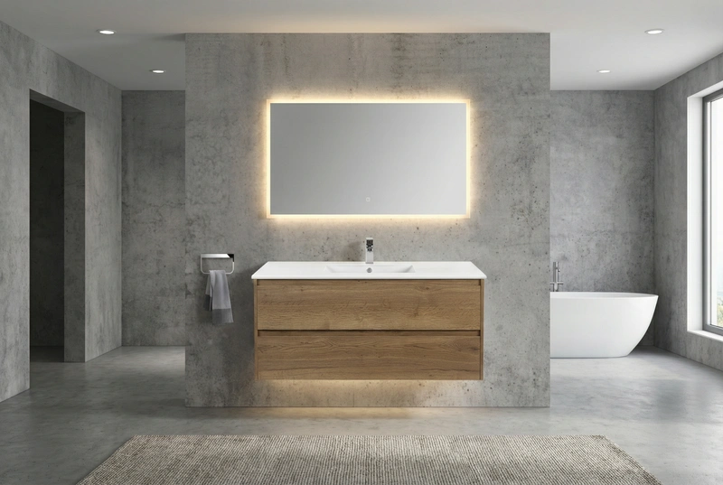 Дизайн интерьера в стиле Контемпорари — Ванная от нейросети RoomGPT