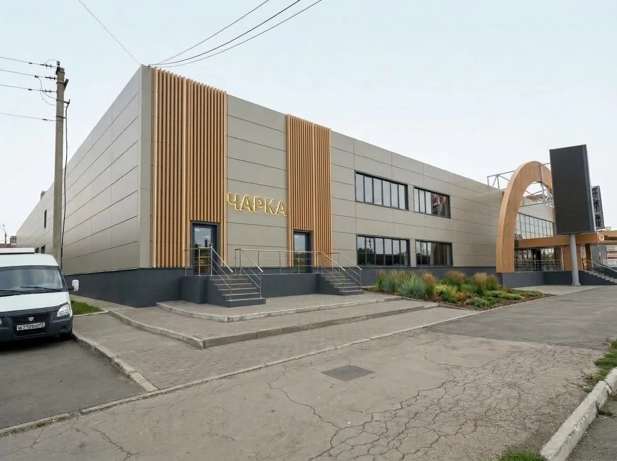Дизайн фасада в стиле Хай-тек — Фасад от нейросети RoomGPT