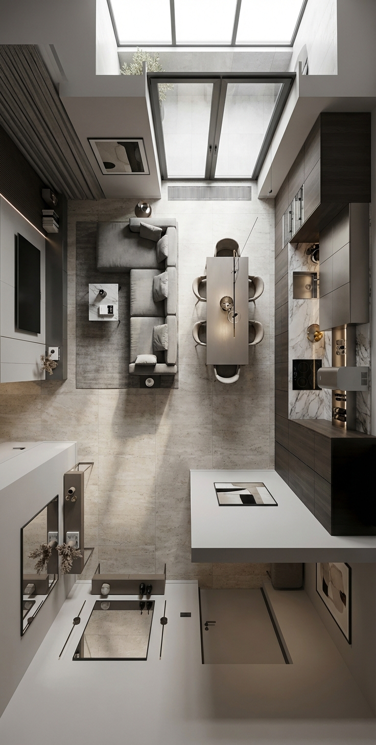 Дизайн кухни в стиле Минимализм — фото интерьера от нейросети RoomGPT