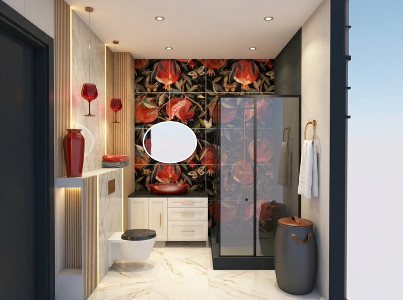 Дизайн интерьера в стиле Неоклассика — Ванная от нейросети RoomGPT