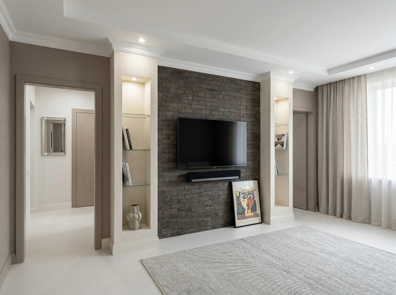 Дизайн гостиной в стиле Без стиля — фото интерьера от нейросети RoomGPT