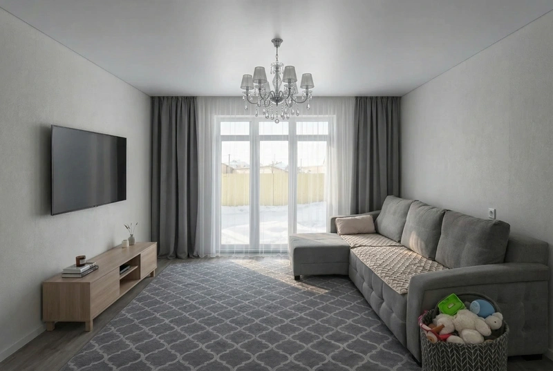 Дизайн гостиной в стиле Без стиля — фото интерьера от нейросети RoomGPT