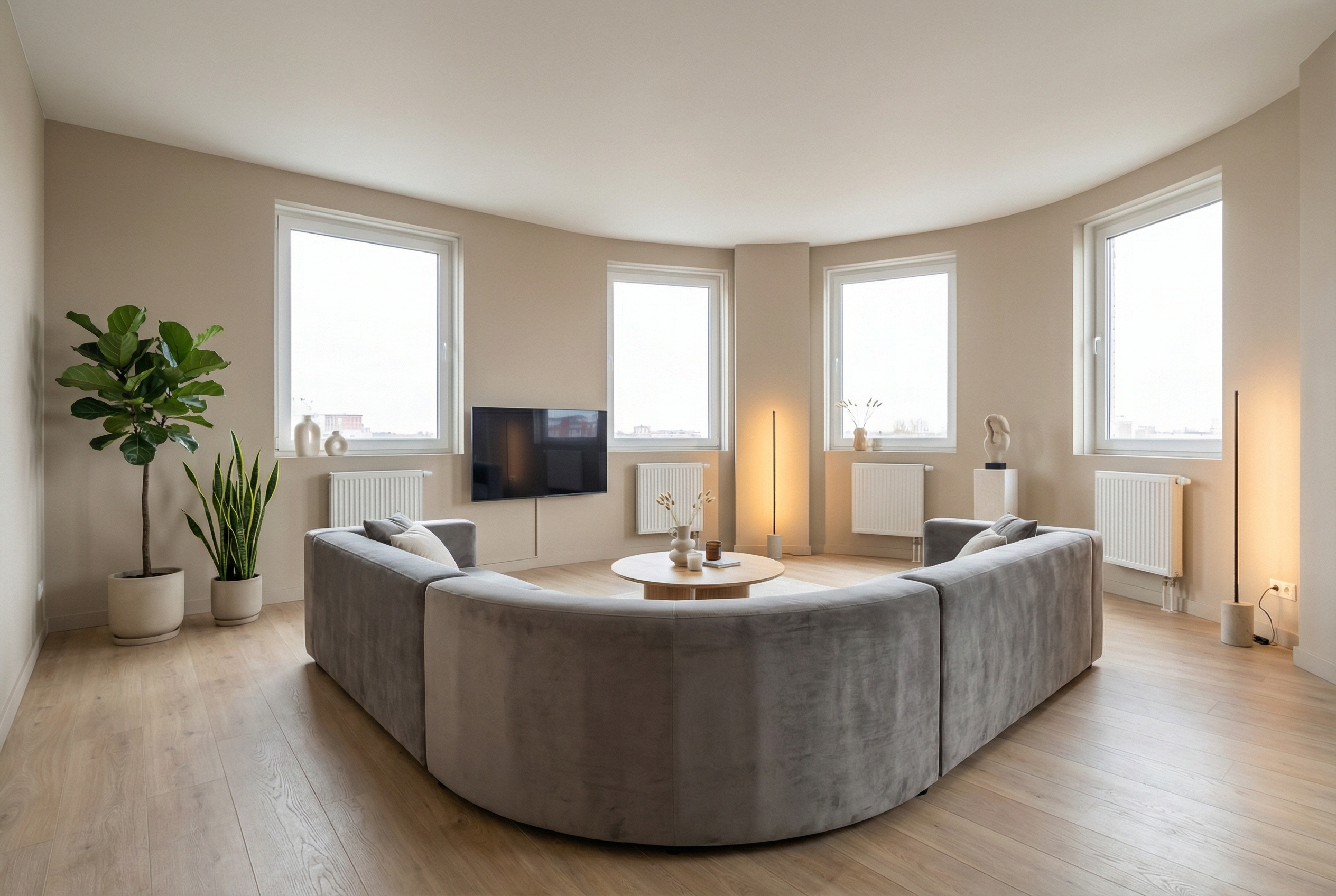 Дизайн гостиной в стиле Минимализм — фото интерьера от нейросети RoomGPT