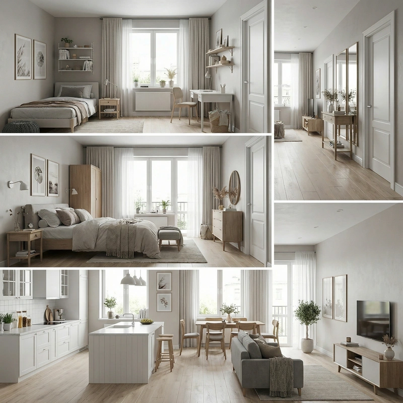 Дизайн интерьера в стиле Классика — Гостиная от нейросети RoomGPT